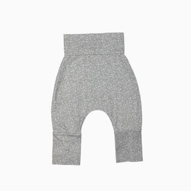 Pantalon menthe fleuri en coton et spandex 0-12M