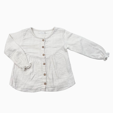 Blouse vanille en mousseline 3Y