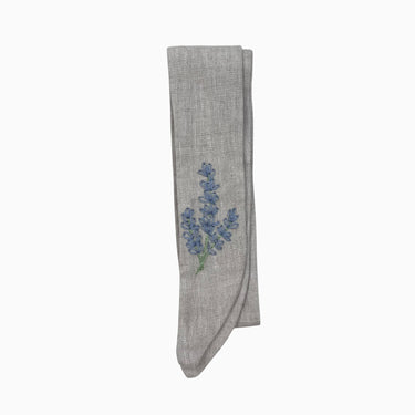 Bandeau pour la tête en lin brodé