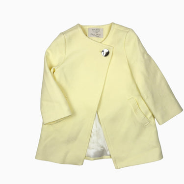 Manteau mi-saison jaune meringue 5Y