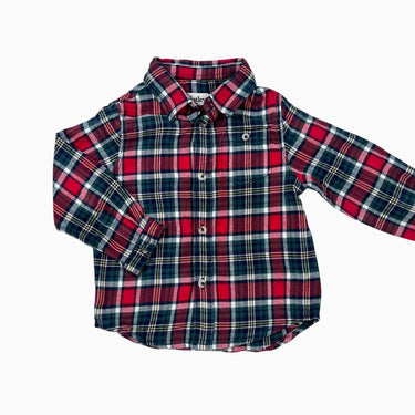 Chemise en flanelle tartan en coton 2Y