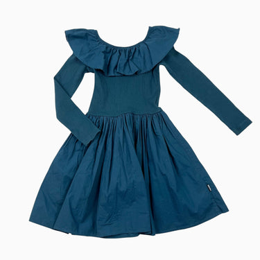 Robe à col verte 5-6Y