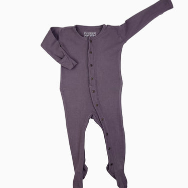 Pyjama mauve en coton gaufré 9-12M