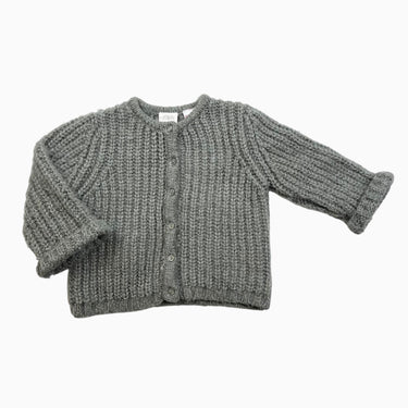 Cardigan vert en tricot 9-12M