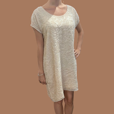 Robe oversized rose pale en rayonne et soie pour femmes XXS