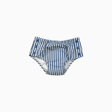 Maillot couche d'eau à rayures bleues 12-24M