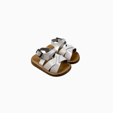Sandales blanches vernies 3US