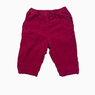 Pantalon rouge cerise en corduroy 3M