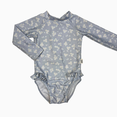 Maillot gris fleuri 12-18M