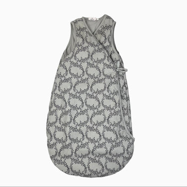 Gigoteuse sauge fleurie en lin et coton 6-12M