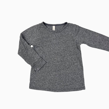 Chandail anthracite en coton chiné 3Y