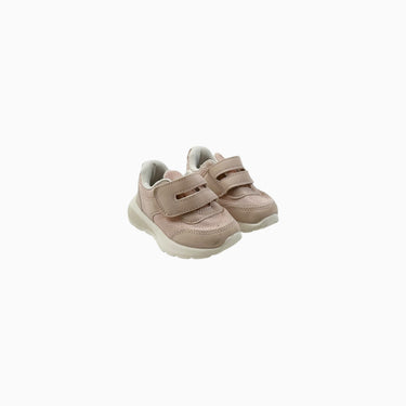 Sneakers roses pâles à velcro 18-19EU