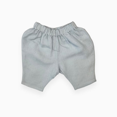Pantalon bleu ciel en lin 'Élio'  (tailles Variée)