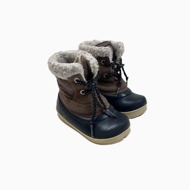 Bottes d'hiver marrons doublées 21-22EU