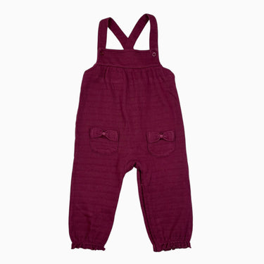 Salopette lie de vin 12M