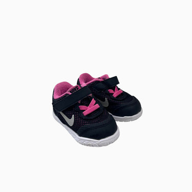 Sneakers noirs et roses à velcro 3US