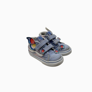 Souliers lilas 'papillons' à velcro 6US