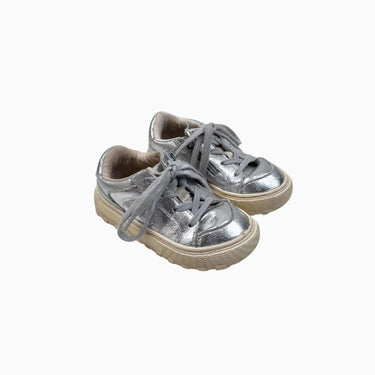 Sneakers argentées à lacet 23EU