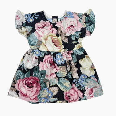 Robe fleurie XS 1-2Y