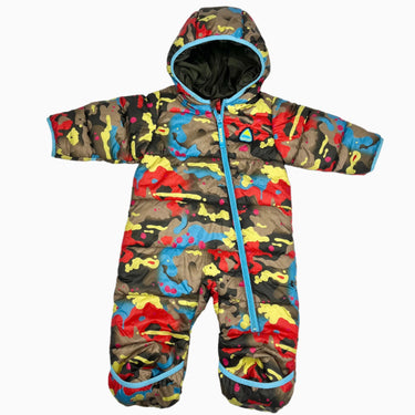Habit de neige à imprimé camouflages coloré 12M