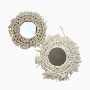 Duo de miroirs crochetés