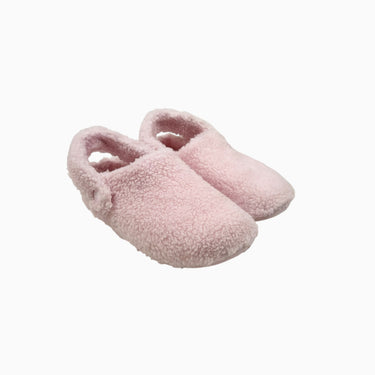 Sandales fermées roses en peluche JR3US