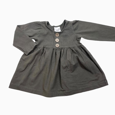 Robe verte moss en coton 6-12M