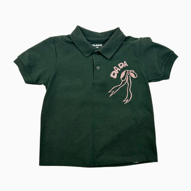 Polo Dada boucle vert/rose