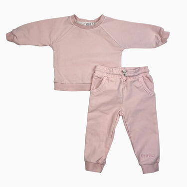 Ensemble rose poudré 6-12M