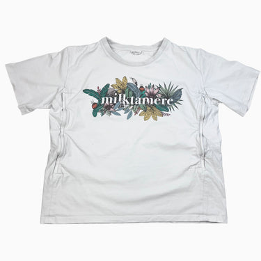 T-shirt blanc d'allaitement 'Milktamère' M