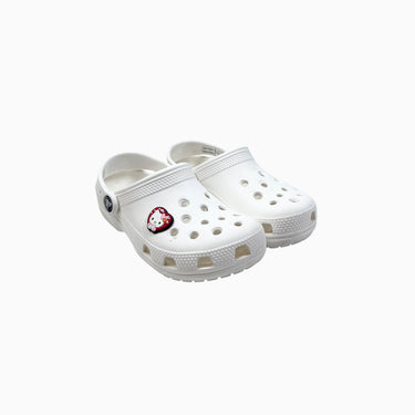 Sandales perforées blanches avec écusson 'Hello Kitty' 12US