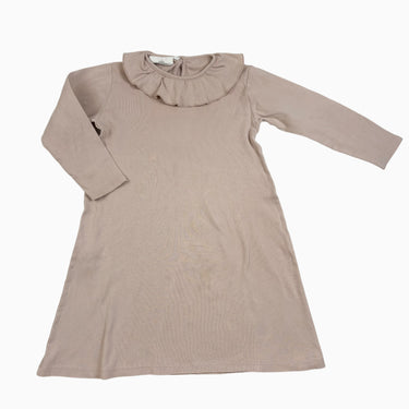 Robe rose pâle avec col 6Y