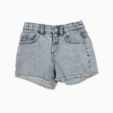 Short en denim avec poche 'tricot Granny-smith' 2-3Y