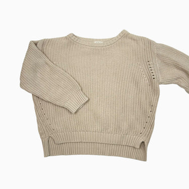 Pull vanille en tricot 5-6Y