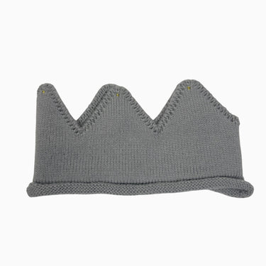 Couronne grise en tricot 3-6Y