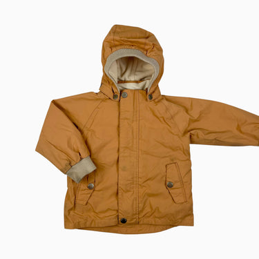 Manteau abricot mi-saison avec capuchon amovible 2Y
