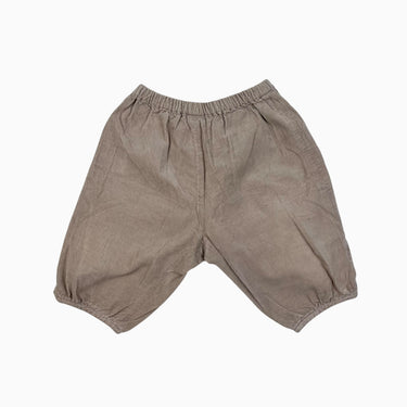 Pantalon taupe en corduroy 6M