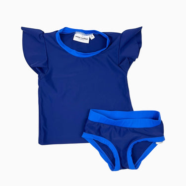 Maillot bleu deux-pièces 92-98CM 2-3Y