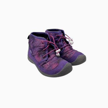 Bottines violettes 'espace' avec élastiques JR4US