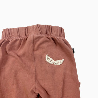 Ensemble vieux-rose avec bandes colorées 2Y