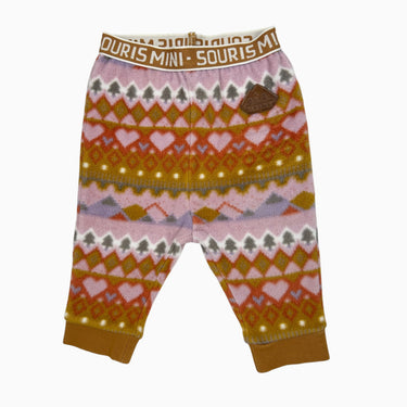 Legging à motifs en polar 9-12M
