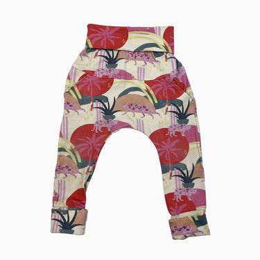 Pantalon évolutif 'jungle' en bambou et coton 3-5Y
