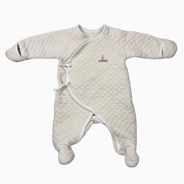 Pyjama vanille en coton matelassé 1M