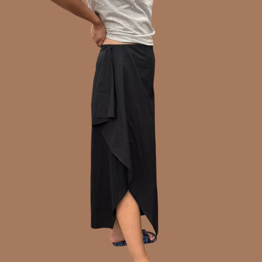 Pantalon noir en coton pour femmes 8US