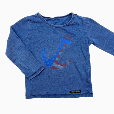 Chandail marine 'ancre' 18-24M