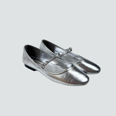 Ballerines argentées pour femmes 38EU