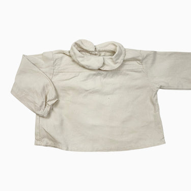 Blouse à col vanille 12M