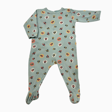 Pyjama aqua 'coccinelles' 12M
