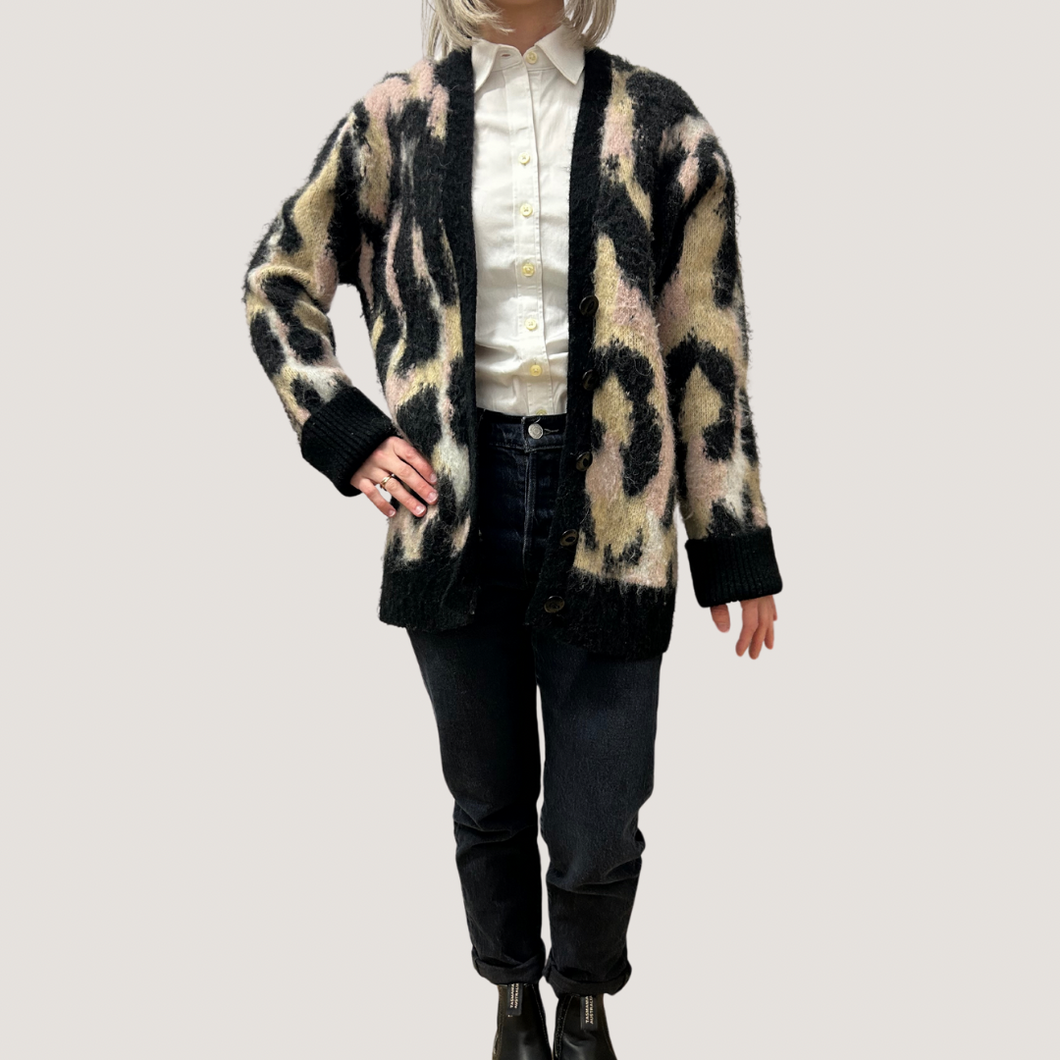 Cardigan en tricot laine, alpaca et poly pour femmes XS