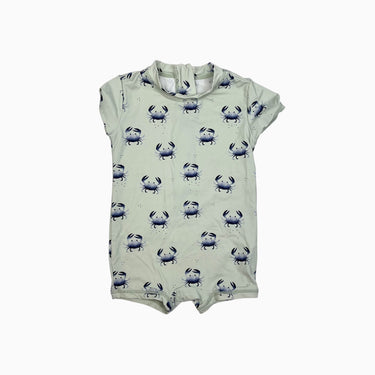 Maillot menthe 'crabes' 6-12M